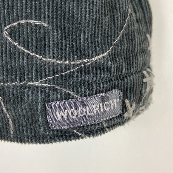 Woolrich Cotton Corduroy Full Zip Sleeveless Snowflake Front Pocket Vest - Picture 5 of 16